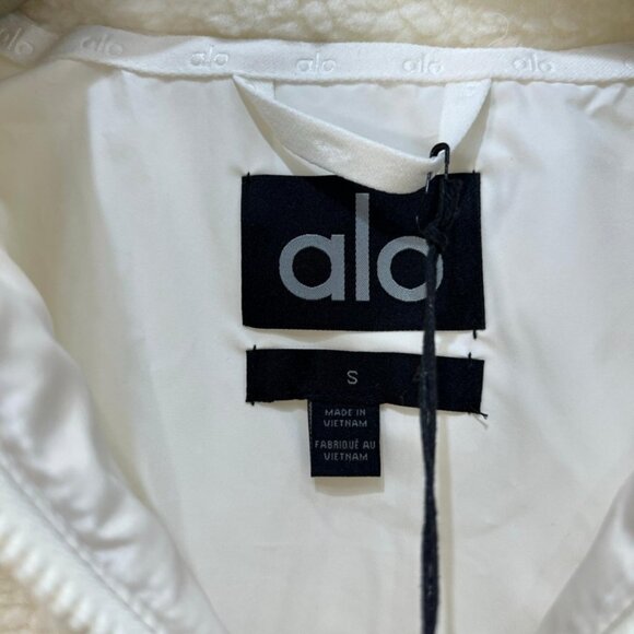 ALO Yoga White Women's Jacket Size L - Picture 7 of 9